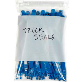 Reclosable White Block Slide Seal Bags