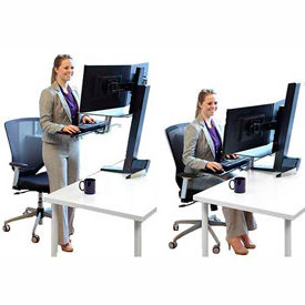Sit and Stand Monitor Mounts