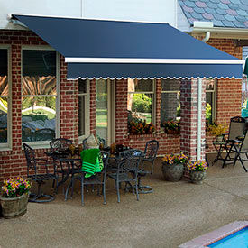Awntech 10'W Heavy-Duty Motorized Retractable Awnings