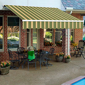 Awntech 20'W Heavy-Duty Motorized Retractable Awnings