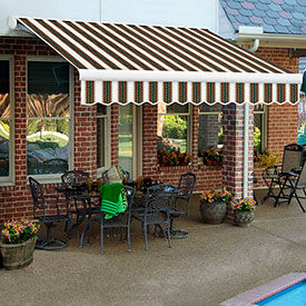 Awntech 24'W Heavy-Duty Motorized Retractable Awnings