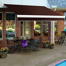 Awntech 7'W Heavy-Duty Motorized Retractable Awnings
