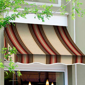 Awntech 5-3/8'W Crescent Shaped Awnings