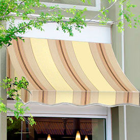 Awntech 7-3/8'W Crescent Shaped Awnings