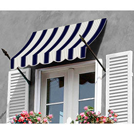 Awntech 10-3/8'W Spear Arm Awnings with Crescent Slope