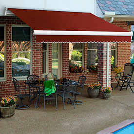 Awntech 14'W Heavy-Duty Motorized Retractable Awnings