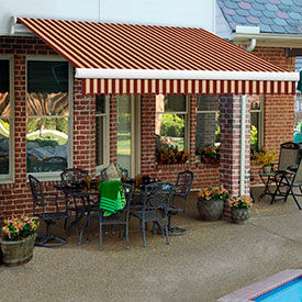 Awntech 20'W Heavy-Duty Motorized Retractable Awnings