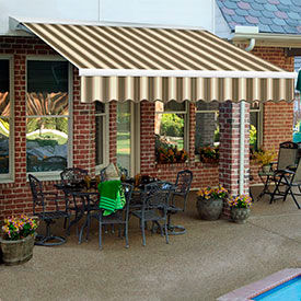 Awntech 24'W Heavy-Duty Manual Retractable Awnings