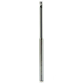 3 Flute Solid Carbide Extended Reach Micro Single End Mills