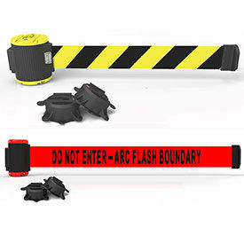 Banner Stakes Wall Mount Retractable Barriers