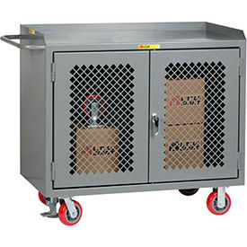 Mobile Clear-View Service Bench Cabinets
