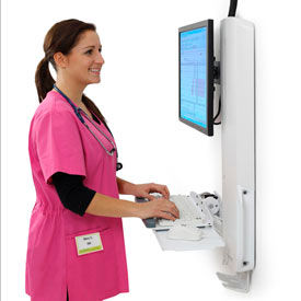 Ergotron® Wall Mount Computer Workstations