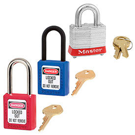 Master Lock® Safety Padlocks Keyed Alike