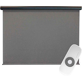 Rechargeable Motorized Outdoor Sun Shade With Protective Valance