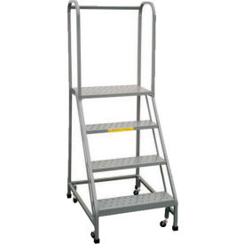 P.W. Platforms Rolling Ladder With Easy Angle