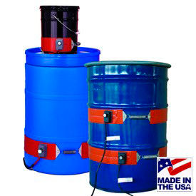 Steel & Silicone Rubber Drum & Pail Heaters