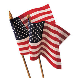 Annin® - No Fray Hand Held US Flags