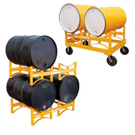 Stackable & Portable Drum Storage Racks