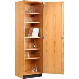 Cabinets Wood Wood Tall Storage Cabinet Single Door Globalindustrial Com