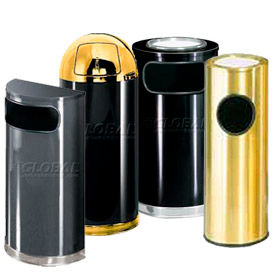 Designer Metal Ash & Trash Receptacles