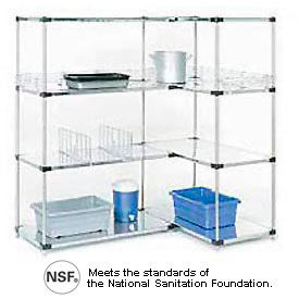 Galvanized Steel Solid Shelving