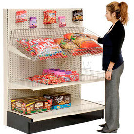 Lozier Gondola - Single Sided - Wall Shelving