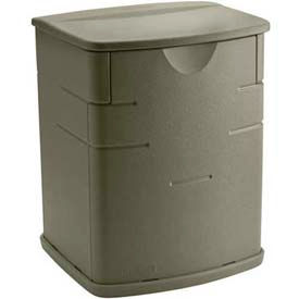 Bins Totes Containers Deck Bo Rubbermaid 3743 Rubbermaid 3743 Outdoor Mini Deck Box 2 6 Cubic Feet