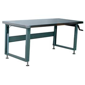 Stackbin Hand Crank Adjustable Height Workbenches