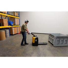 Self-Propelled Electric Pallet Jack Truck with Single Fork