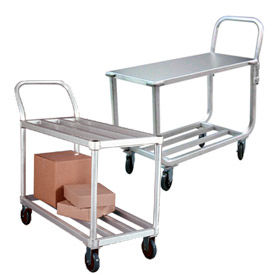 New Age Light Duty Tubular Aluminum Stock Carts