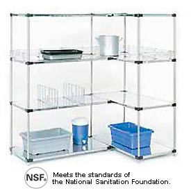 Wire Shelving Stainless Steel, Solid Steel Shelving