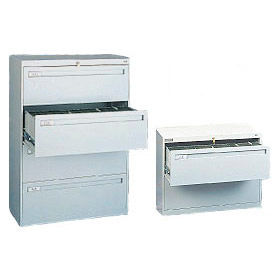 Tennsco - Tennsco Deluxe Lateral Files - Retracting Or Fixed Front Drawers