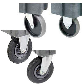 Replacement Caster Kits for Global Industrial™ & Rubbermaid® Plastic Service Carts