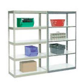5' High Boltless Steel Shelving With Laminated Shelves