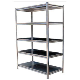 Boltless Stainless Steel Shelving, 6' High