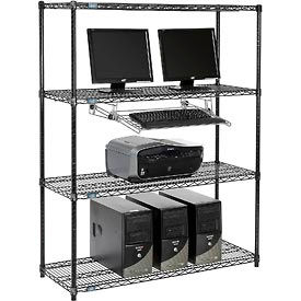 Computer Furniture Lan Stations Wire Shelving Computer Lan