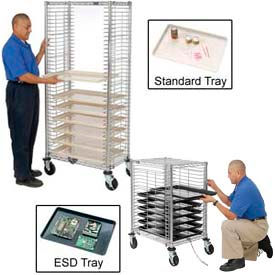 Nexel® Chrome Wire Tray Carts & Trucks