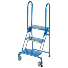 Aluminum Lock-N-Stock Folding Rolling Ladders