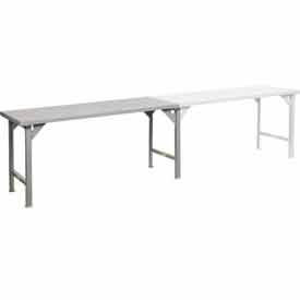 Little Giant® Continuous Width 12 Gauge Steel Top Production Tables