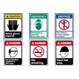 ANSI Danger, Caution And Notice High Visibility Graphic Signs