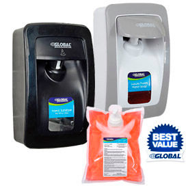 Global Industrial Hand Soap & Sanitizer Dispensers & Refills