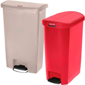 Rubbermaid® Slim Jim® Plastic Step On Containers