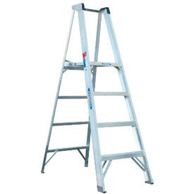 Werner® Aluminum Platform Step Ladders