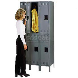 Tennsco Ready To Assemble Steel Locker With Recessed Handle