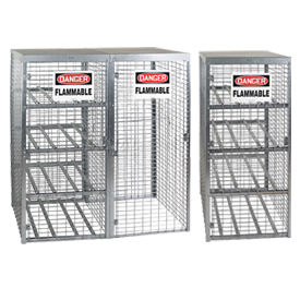 Gas Cylinder Storage Cabinets - Galvanized