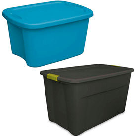 Stack And Nest Industry Storage Totes With Lids