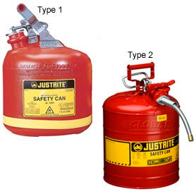 Justrite Safety Gas Cans at Global Industrial