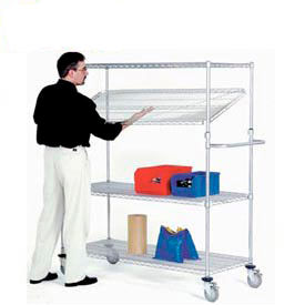Nexel® E-Z Adjust Chrome Wire Shelf Trucks