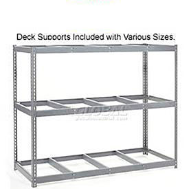 Made in USA - 7'H Boltless Wide Span Metal Storage Rack Without Decking