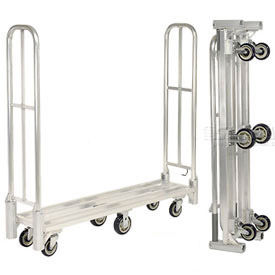 Folding Aluminum Narrow Aisle High End Platform Trucks